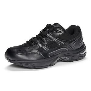 Vionic Women's Walker 23 Black Leather Walking Shoe Size 5 New in Box Condition
